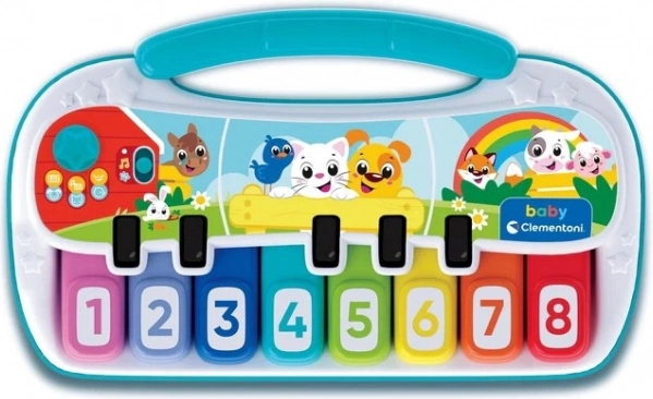 Kinderklavier mit Tierstimmen CLEMENTONI BABY