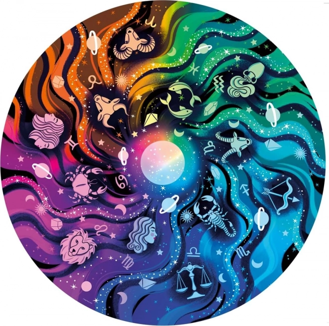 Puzzle 500 Teile Farbpalette Astronomie