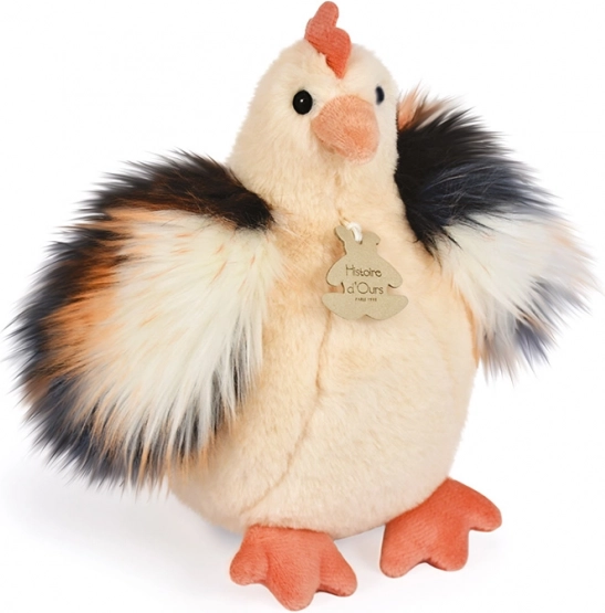Plüschhühnchen beige 20 cm Doudou Histoire d'Ours