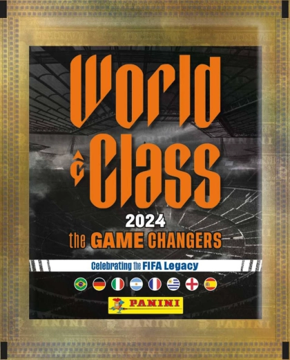 Panini World Class 2024 Sammel-Fußballsticker - 1 Päckchen (5 Stk.)