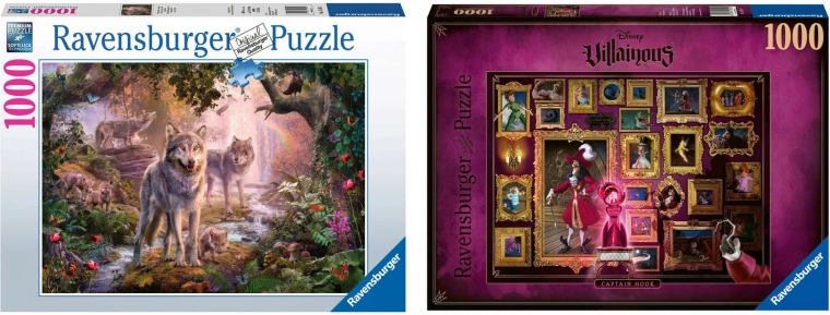 Ravensburger Set mit zwei Puzzles 2×1000 Teile