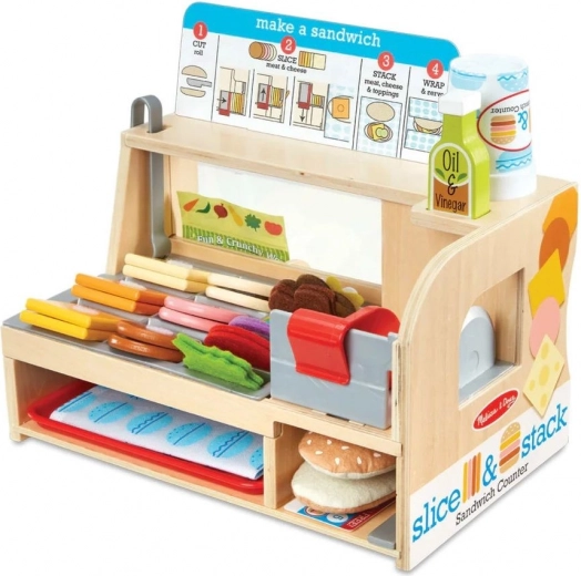Holz-Sandwich-Theke für Kinder