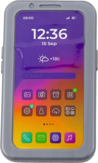 Telefon und Zahlungskarte für Rollenspiele