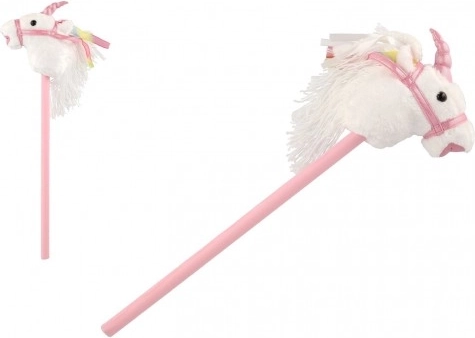 Steckenpferd-Einhorn mit Plüschkopf und Soundeffekten