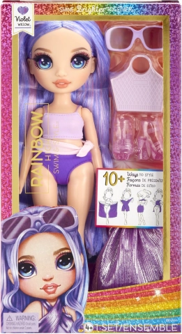 Puppe Rainbow High Strand-Stil - Violett