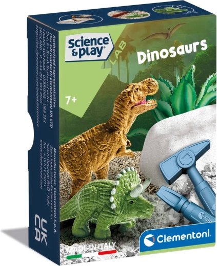 Clementoni Science & Play Mini-Set Dinosaurier
