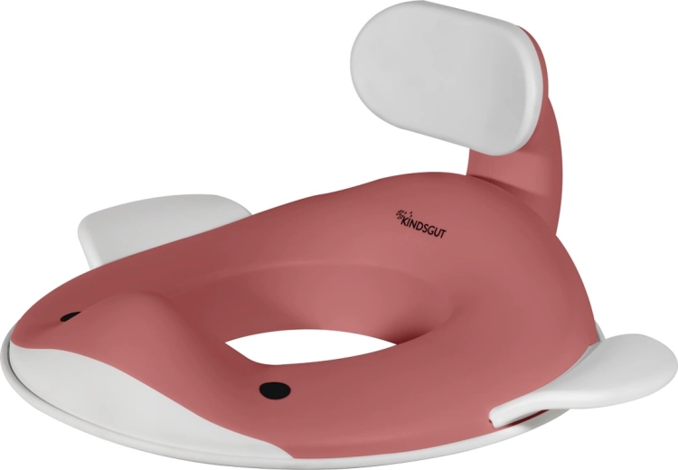 Kindsgut WC-Sitzverkleinerer Wal altrosa