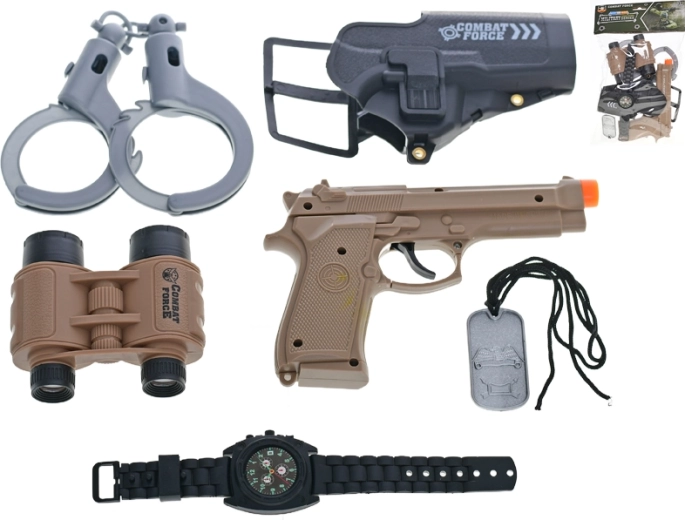 Militär-Set mit Pistole und Zubehör für Kinder