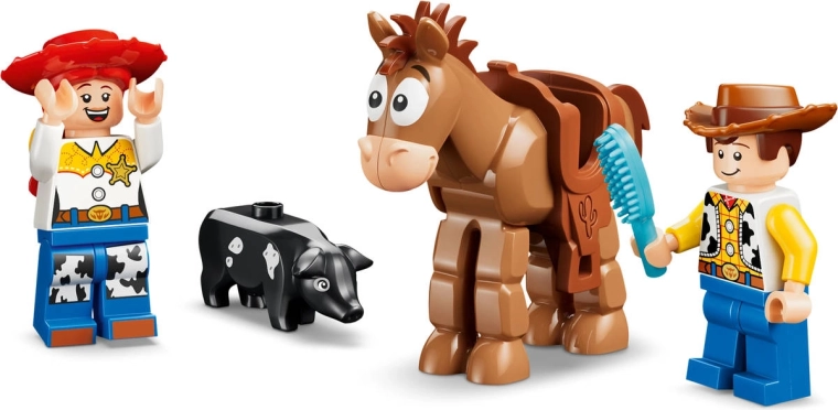 Sechs Figuren aus Toy Story