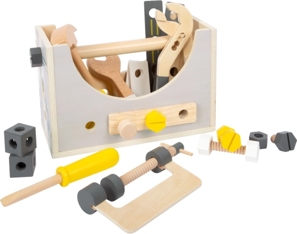 Holzkiste mit Werkzeug 2-in-1 Miniwob