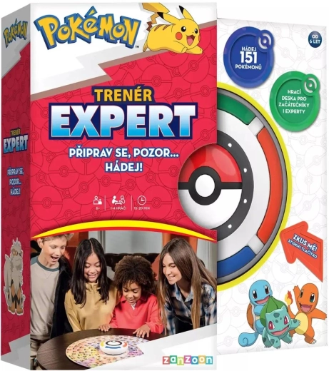 Pokémon Trainer Expert – elektronisches Wissens-Brettspiel mit Sound