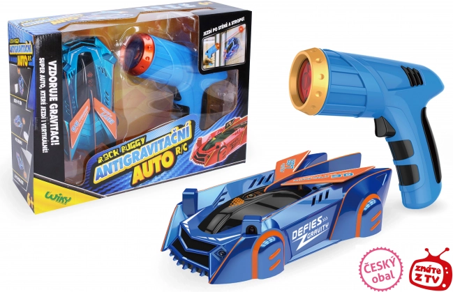 ROCK BUGGY Antigravitations-RC-Auto mit Laser 15 cm blau