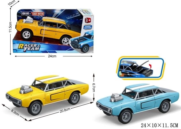 Kinderauto mit mechanischem Antrieb