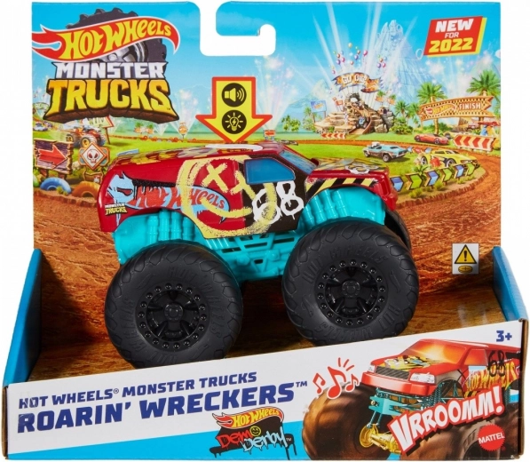 Hot Wheels Monster Trucks Roarin' Wreckers 1:43 mit Lichtern und Sounds