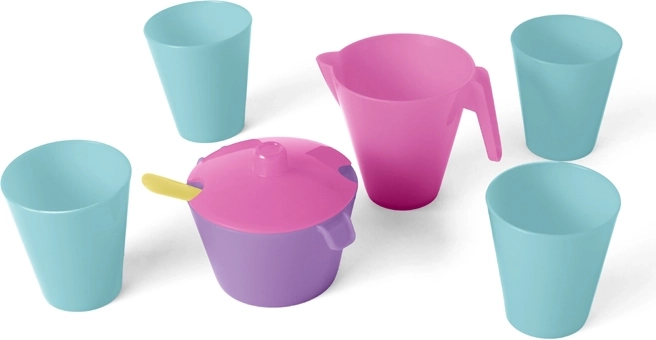 Wader Party Time Kinder-Geschirrset 8-tlg. rosa