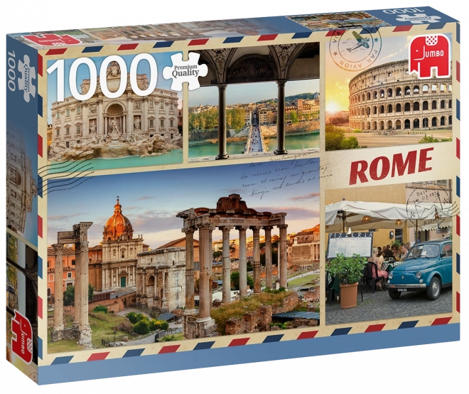 Puzzle Grüße aus Rom 1000 Teile JUMBO