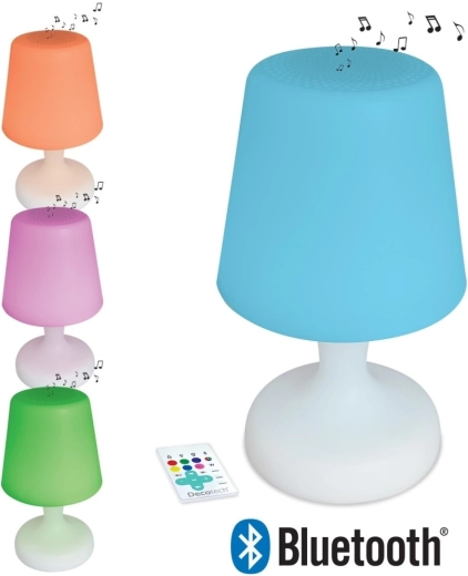 Wasserfester Bluetooth-Lautsprecher mit LED-Lampe