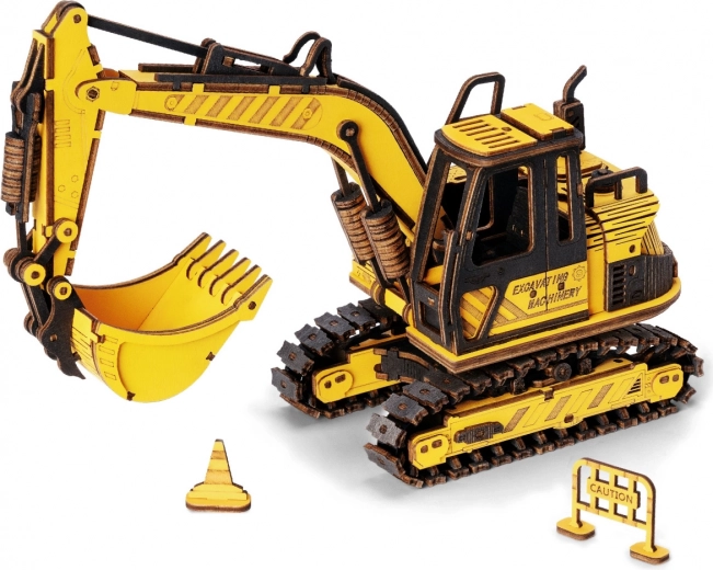 Robotime Holz-3D-Puzzle Bagger