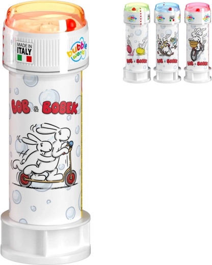 Seifenblasen Bob a Bobek mit Labyrinth im Deckel 60 ml - 1 Stück