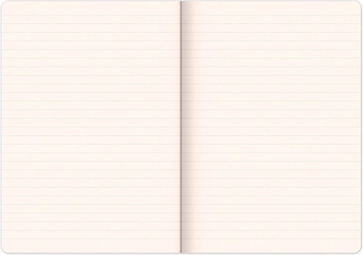Bequemes Schreiben auf liniertem Papier