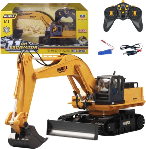 RC-Kettenbagger mit drehbarer Kabine HUINA 1:16