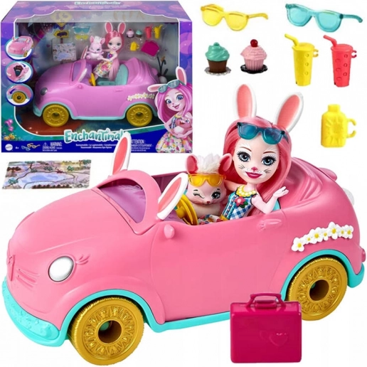 Enchantimals Hasenwagen Bree mit Zubehör