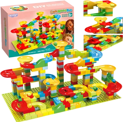 Woopie Murmelbahn-Bausatz 340 Teile