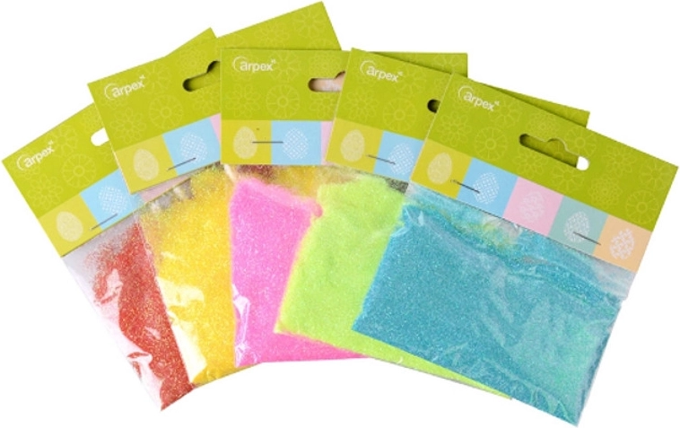 Lose Glitzerpartikel
