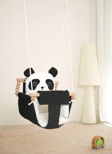 Verspieltes Panda-Design fürs Kinderzimmer