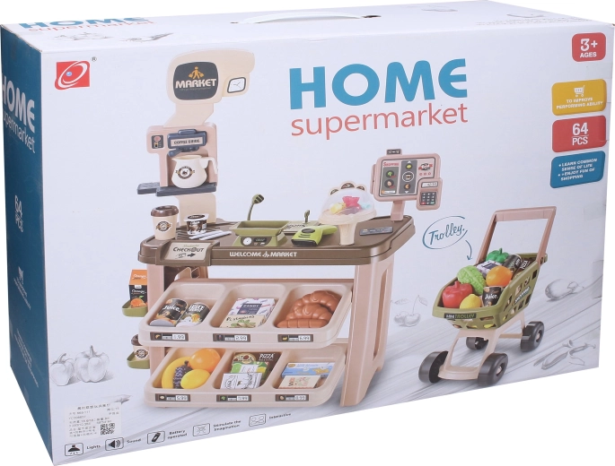 Supermarkt mit Effekten 63x35x84 cm