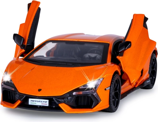 Metallmodell Lamborghini Revuelto 1:32, orange, mit Batterien