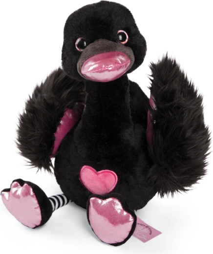 NICI Plüsch-Schwan schwarz Love Green 35 cm