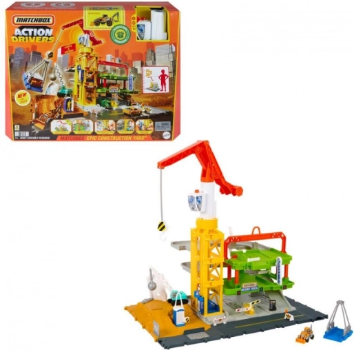 Matchbox Baustelle mit Lichtern und Geräuschen