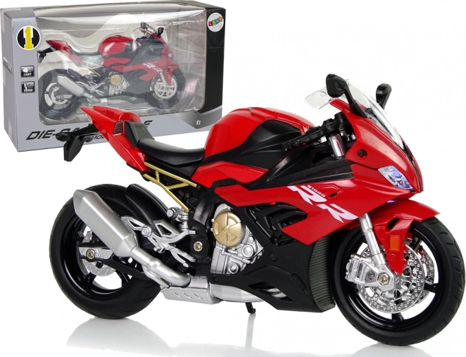 BMW S1000RR Motorradmodell Rot Geräusche Lichter