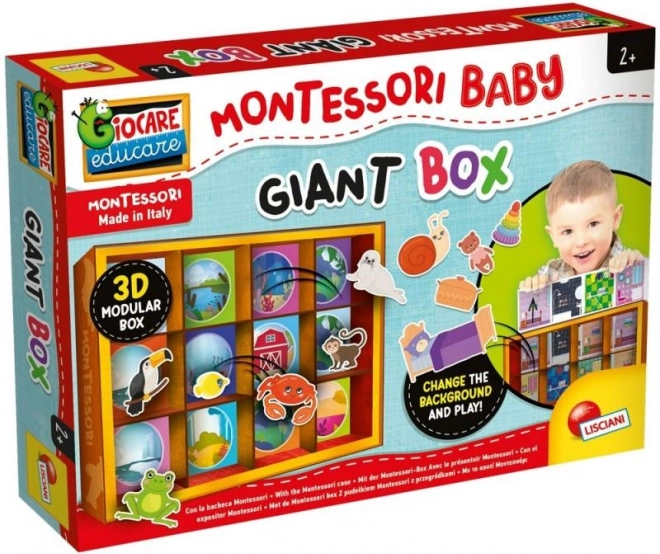 Montessori Sensorik-Box für Babys – groß