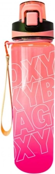 Wasserflasche OXY Life 800 ml Ombre Rose
