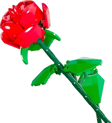 Realistische Blüte aus Bausteinen