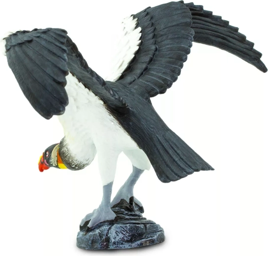Dynamische Pose mit ausgebreiteten Flügeln