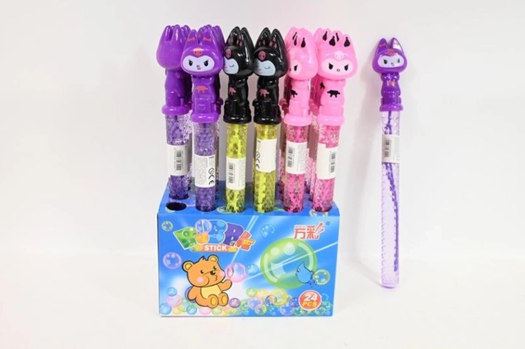 Seifenblasen „Bańki kotek“ mit Katzenmotiv 37 cm (24 Stk. im Display)