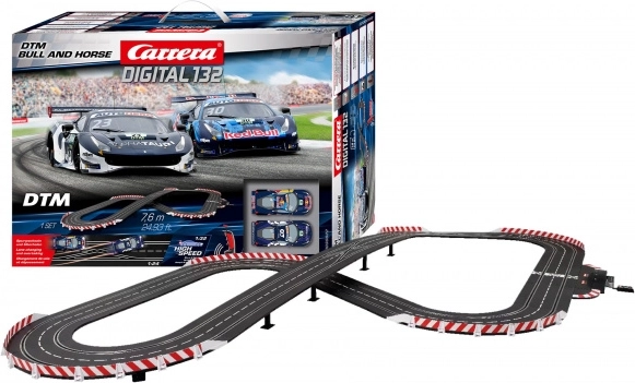 Digitale Autorennbahn Carrera Digital 132 DTM Bull and Horse 7,6 m
