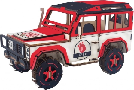 Holz 3D-Puzzle Geländewagen