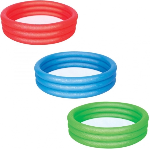 BESTWAY Kinder-Aufblaspool 102 × 25 cm, blau