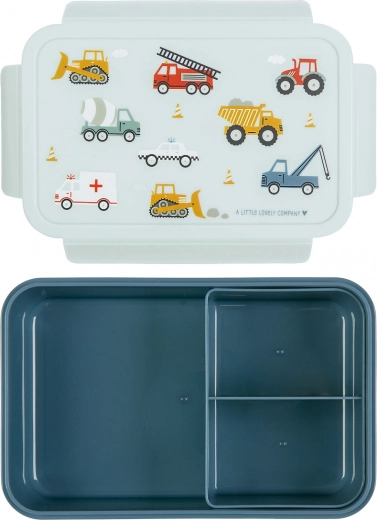 A Little Lovely Company Brotdose für Kinder – Fahrzeuge