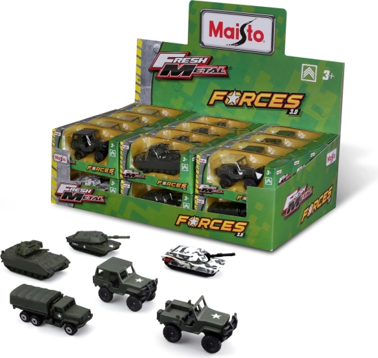 Maisto Military Series Metallmodell eines Armeefahrzeugs 1:64