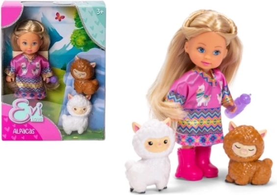 Evi Love Puppe mit Alpakas