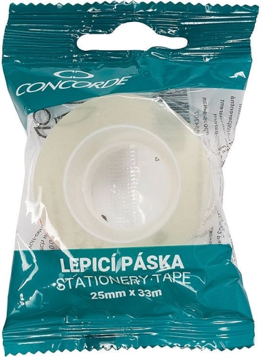 Klebeband CONCORDE 25 mm × 33 m transparent
