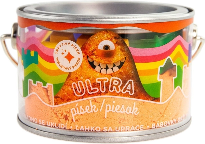 Ultra-Sand mit Glitzer – orange 200 g
