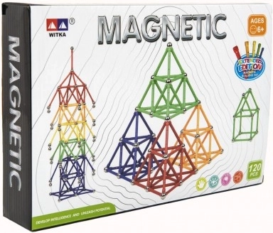 Magnetisches Baukasten 120 Stk