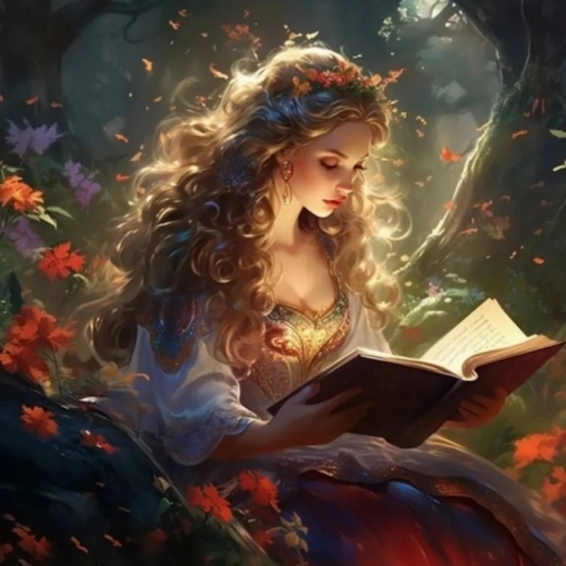 Malen nach Zahlen – Mädchen mit Buch 40 × 50 cm