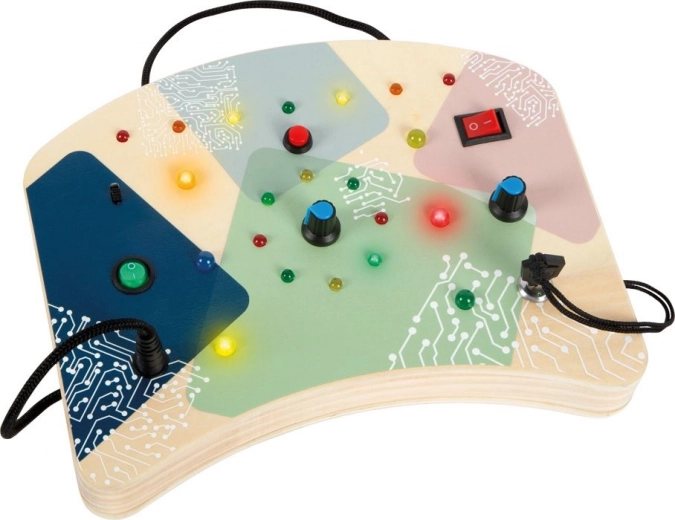 motorisches Board mit Lichtern und Schaltern SMALL FOOT